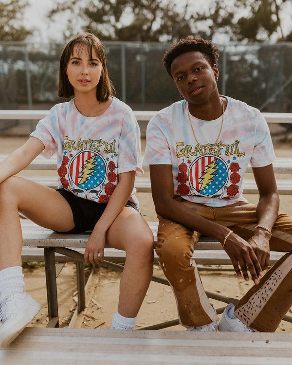 Junk Food Clothing Grateful Dead Summer Tour '93 Vintage Tee Tie Dye