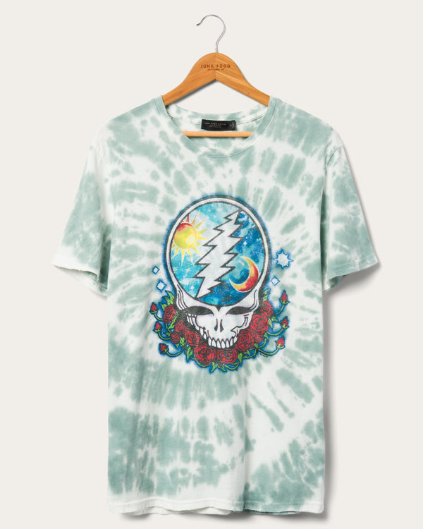 junk food clothing Grateful Dead Sun Moon Vintage Tee Tie Dye