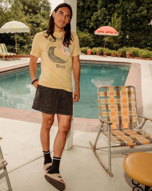 Junk Food Clothing Grateful Dead Wave Vintage Tee Dusty Citron