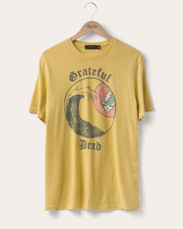 junk food clothing Grateful Dead Wave Vintage Tee Dusty Citron