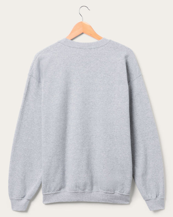 Junk Food Clothing Green Bay Packers Backfield Crew Fleece Heather Grey