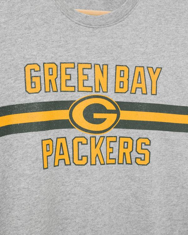Junk Food Clothing Green Bay Packers Lineman Tee Heather Grey