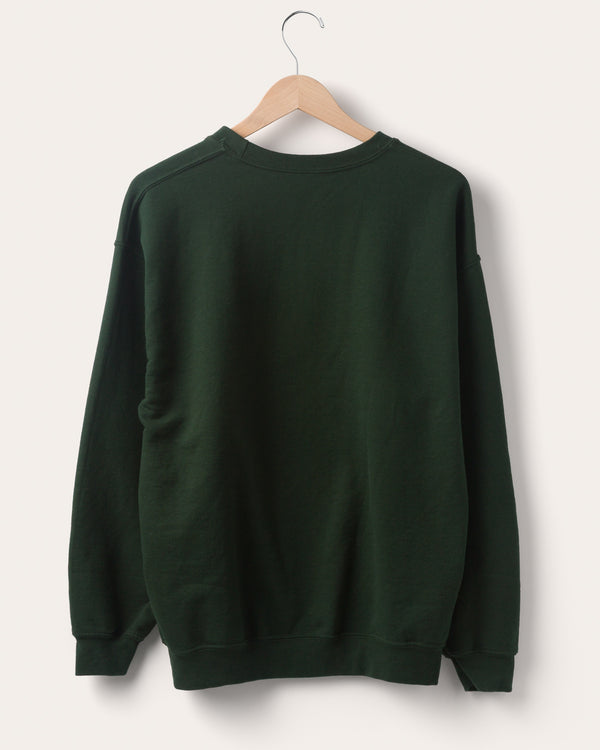Junk Food Clothing Green Bay Packers Property Flea Market Crew Fleece Dark Green