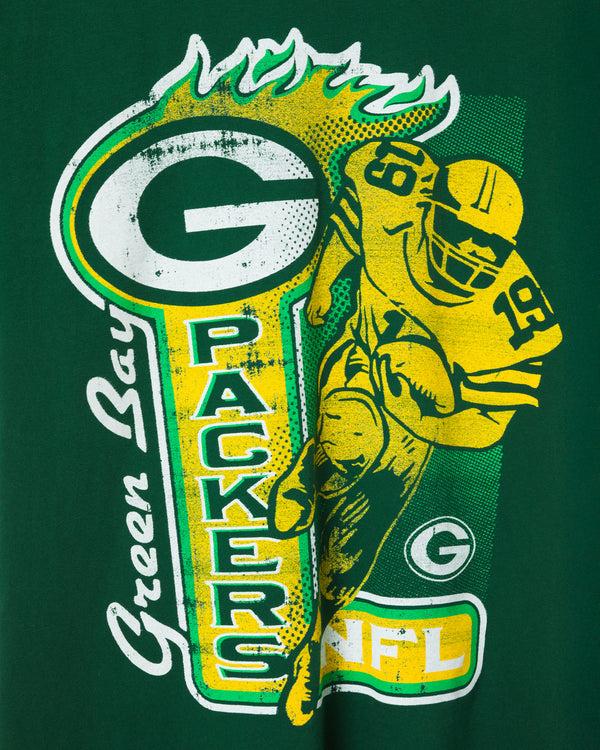 Junk Food Clothing Green Bay Packers Running Back Vintage Tee Hunter