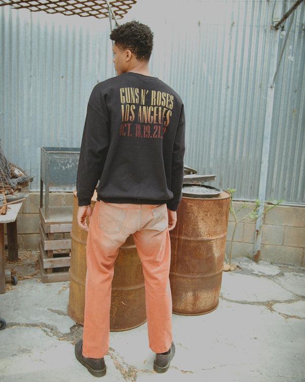 Junk Food Clothing Guns N' Roses Appetite For Destruction Flea Market Fleece Black