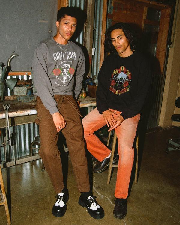 Junk Food Clothing Guns N' Roses Appetite For Destruction Flea Market Fleece Black