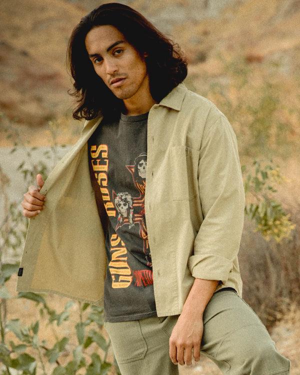 Junk Food Clothing Guns N' Roses Cross Flea Market Tee Vintage Black