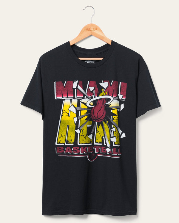 junk food clothing Heat Break Through Short Sleeve Tee Black