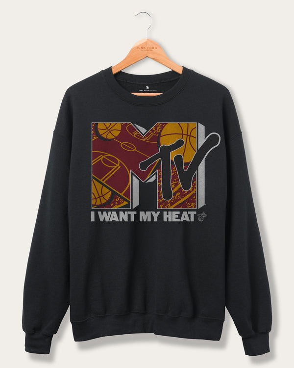 Junk Food Clothing Heat X MTV I Want My Fan Fleece Black