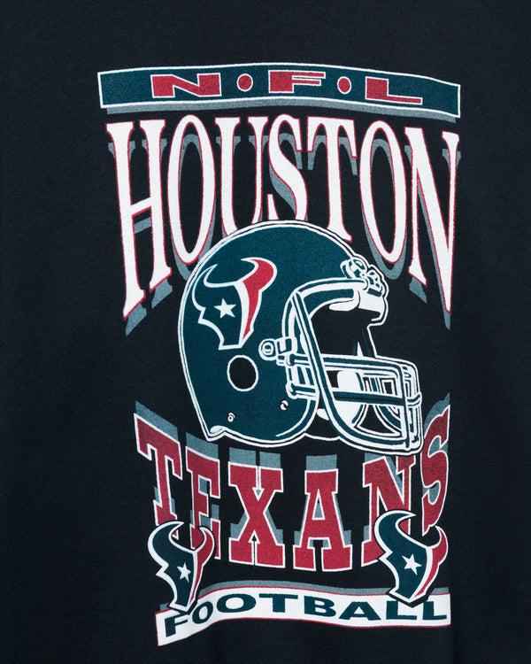 Junk Food Clothing Houston Texans Helmet Flea Market Crew Fleece Black