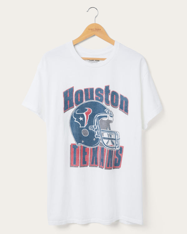 junk food clothing Houston Texans Throwback Flea Market Tee White