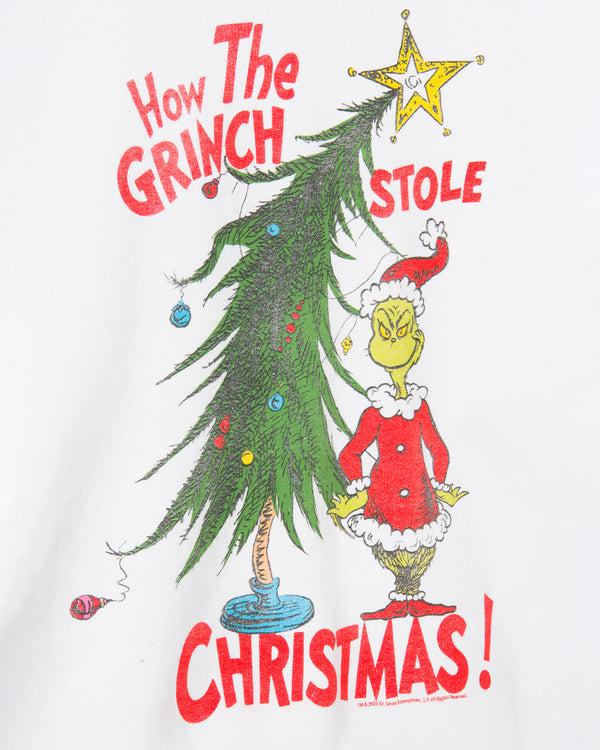Junk Food Clothing How The Grinch Stole Christmas Flea Market Fleece White