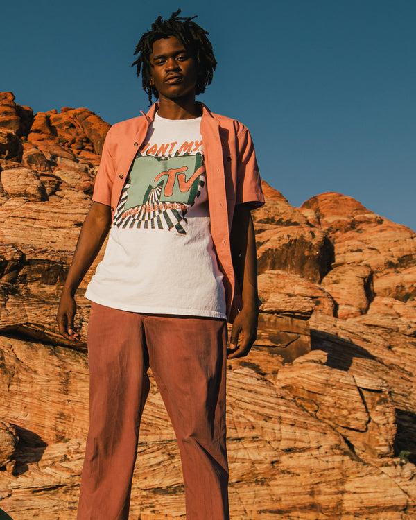 Junk Food Clothing I Want My MTV Flea Market Tee White