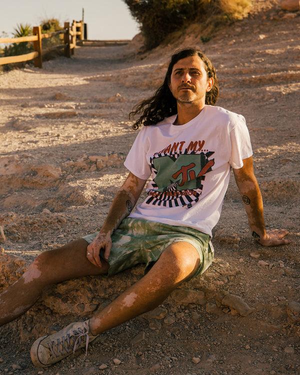 Junk Food Clothing I Want My MTV Flea Market Tee White