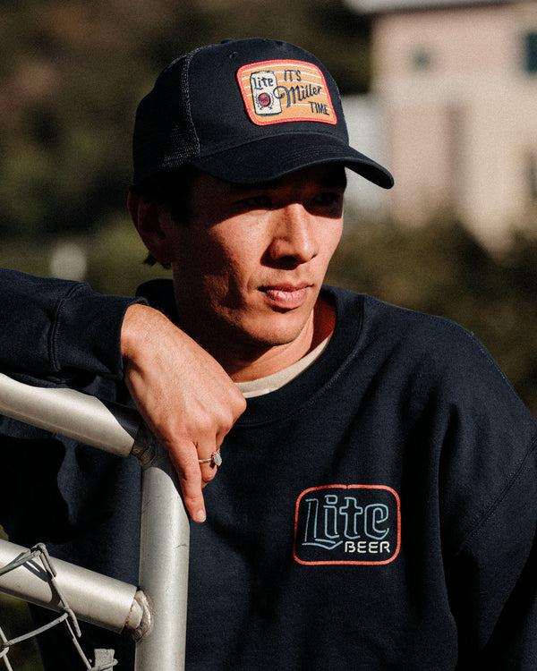 Junk Food Clothing It's Miller Time Trucker Hat Navy