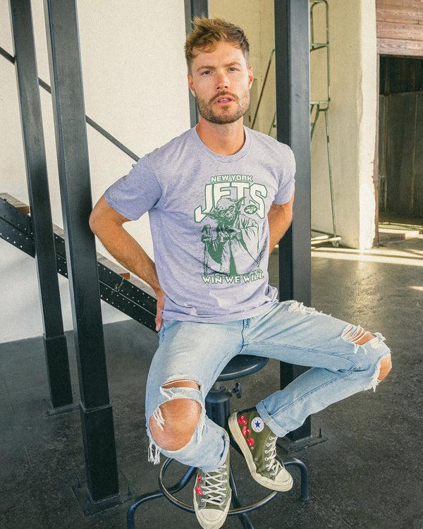 Junk Food Clothing Jets Star Wars��� Yoda��� Win We Will Tee Graphite