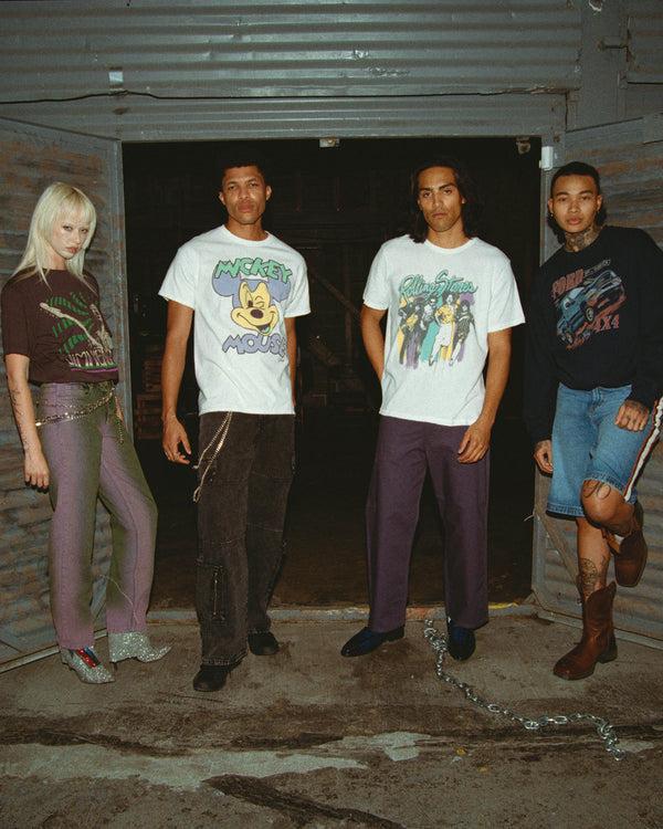 Junk Food Clothing Jimi Hendrix Sound Waves Vintage Tee Vintage Black