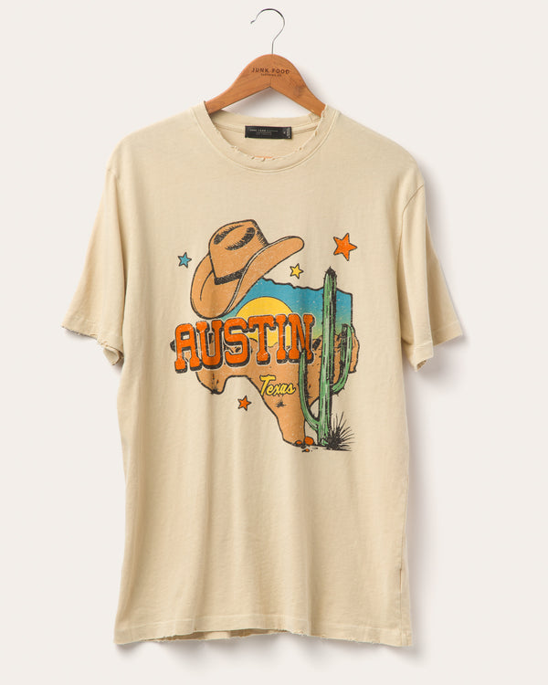 junk food clothing Austin Texas Vintage Tee Camel