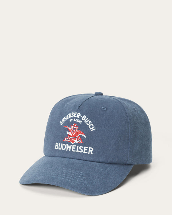 junk food clothing Budweiser St. Louis Hat Blue