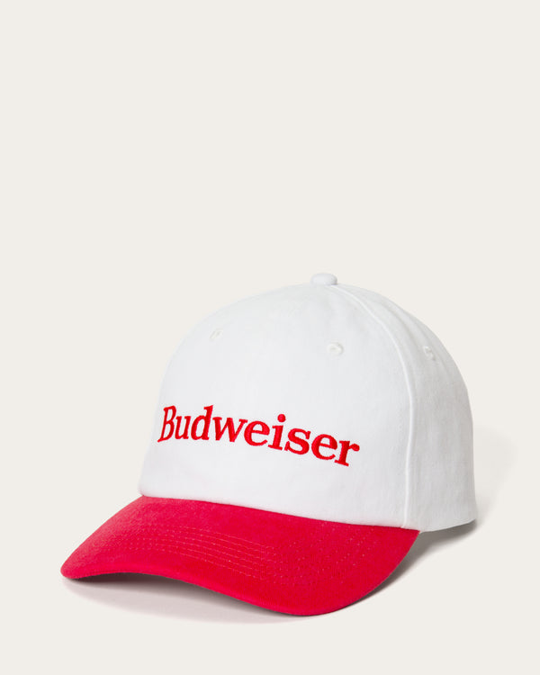 junk food clothing Budweiser Two-Tone Hat White