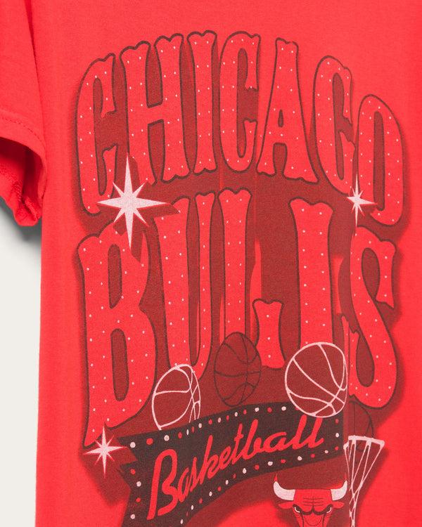 Junk Food Clothing Bulls Bright Lights Tee Red