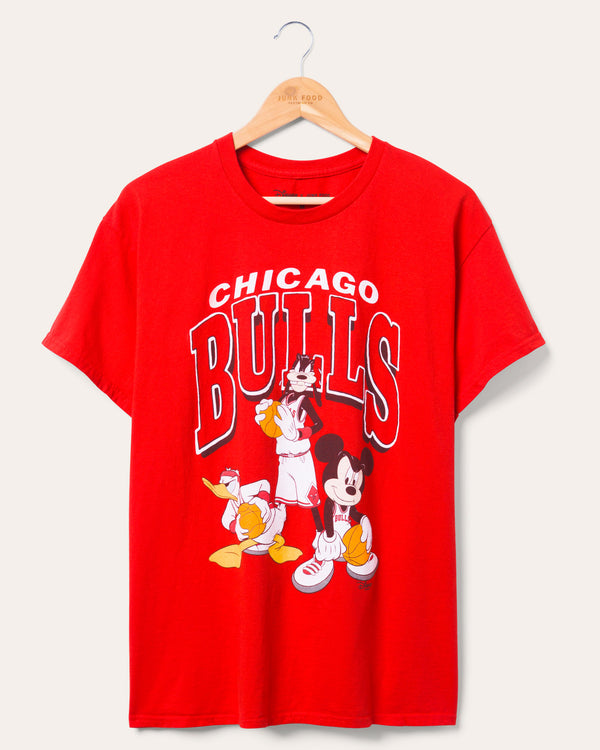 junk food clothing Bulls Disney Squad Tee Red