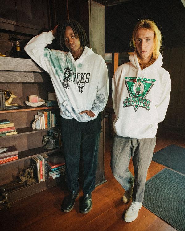 Junk Food Clothing Celtics Triangle Hoodie White