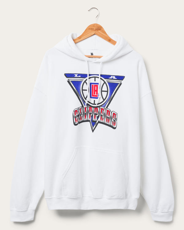 Junk Food Clothing Clippers Triangle Hoodie White