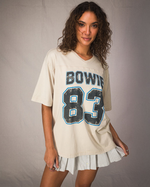 Junk Food Clothing David Bowie '83 Hockey Tee