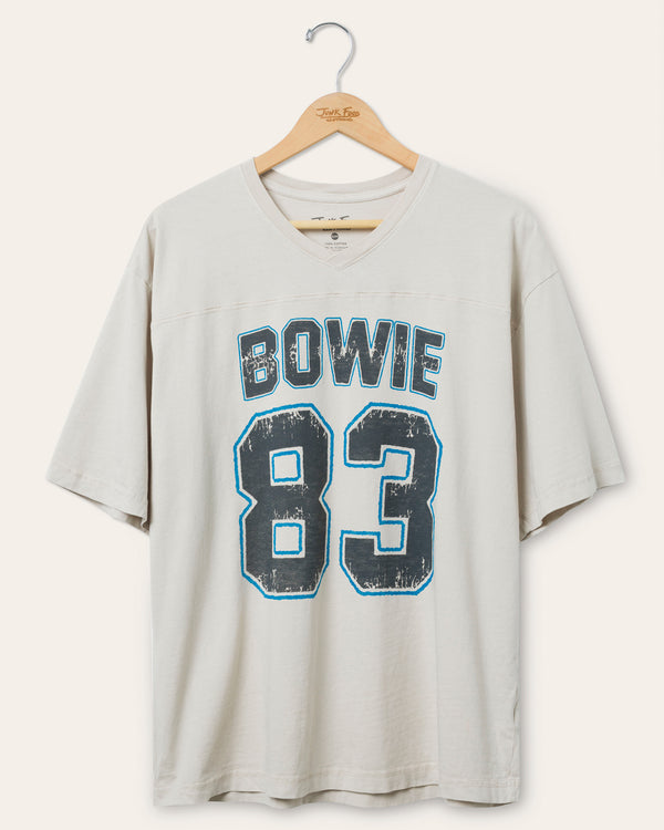 junk food clothing David Bowie '83 Hockey Tee