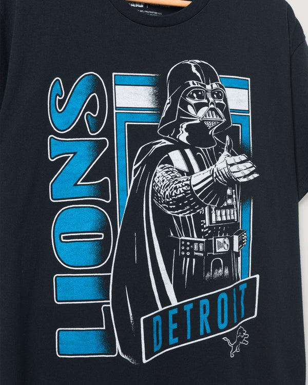 Junk Food Clothing Detroit Lions Vader Tee Black