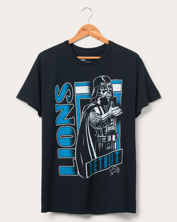 junk food clothing Detroit Lions Vader Tee Black