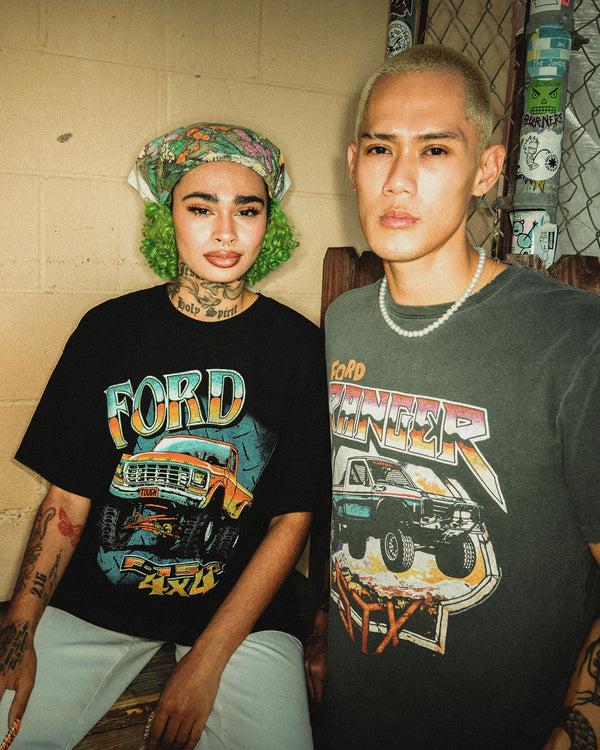 Junk Food Clothing Ford 4X4 Flea Market Tee Black