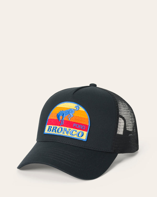 junk food clothing Ford Bronco Trucker Hat Black