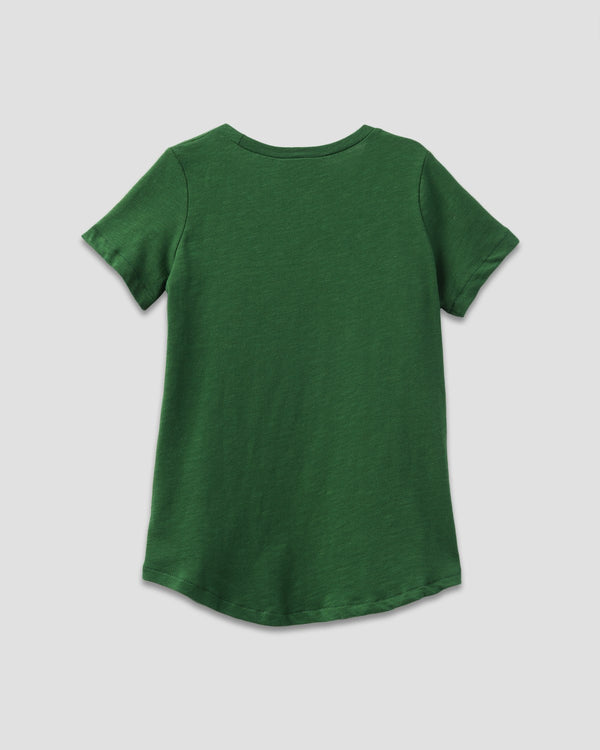 Junk Food Clothing GIRLS JETS GAME DAY TEE HUNTER