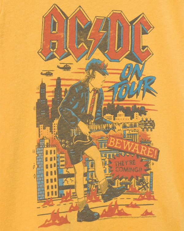 Junk Food Clothing Kids AC/DC Beware Tee Honey