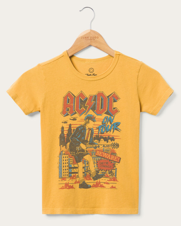 junk food clothing Kids AC/DC Beware Tee Honey