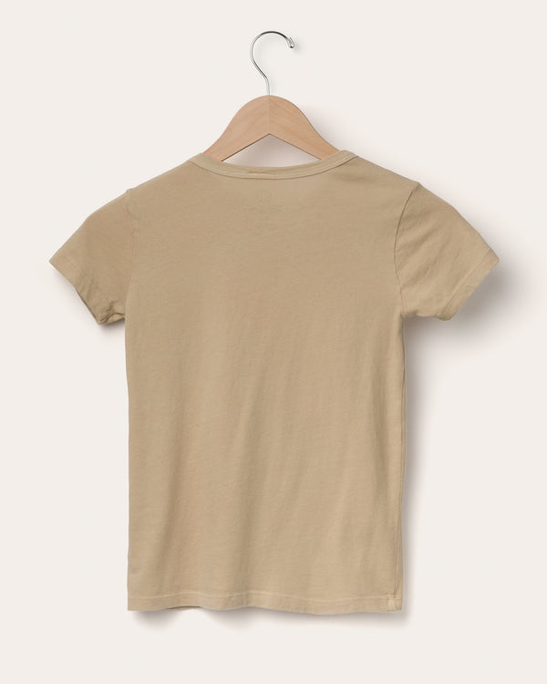 Junk Food Clothing Kids Mickey & Minnie Tee Camel