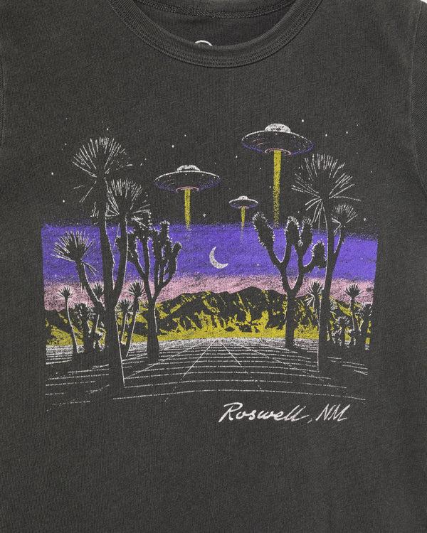 Junk Food Clothing Kids Roswell Tee Vintage Black