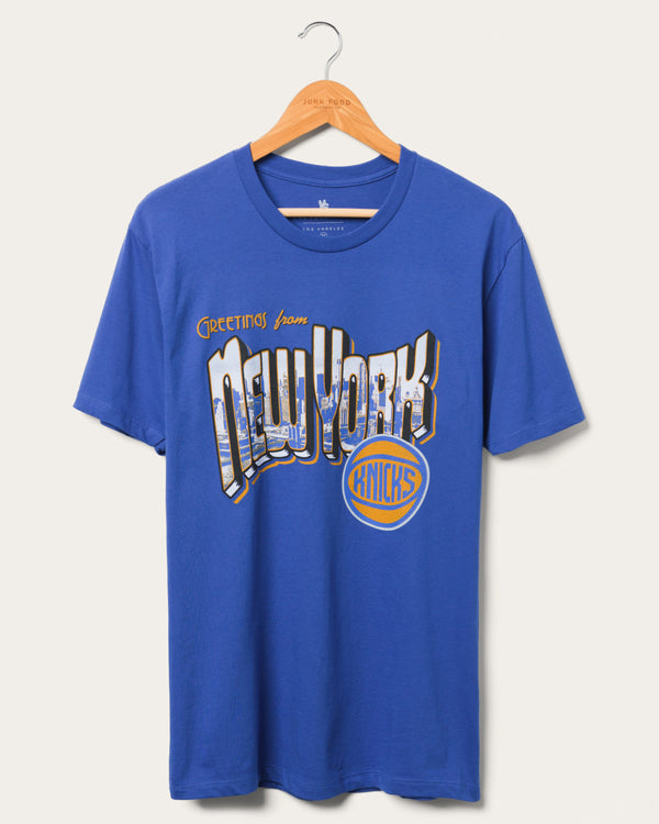 junk food clothing Knicks NBA Postcard Tee Liberty