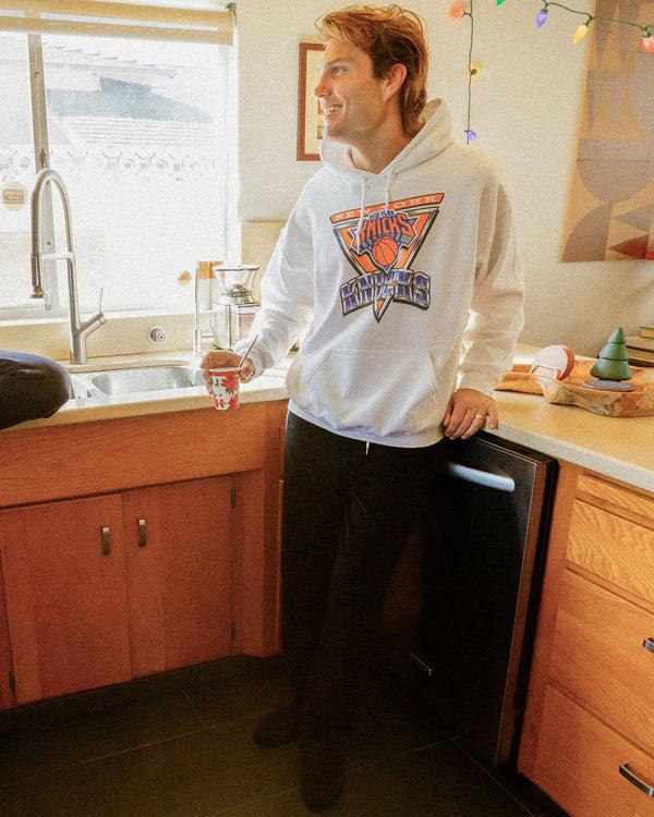 Junk Food Clothing Knicks Triangle Hoodie White