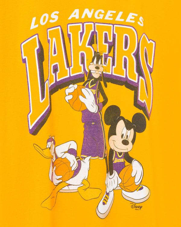 Junk Food Clothing Lakers Disney Squad Tee Gold