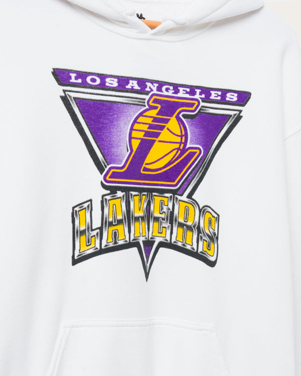 Junk Food Clothing Lakers Triangle Hoodie White