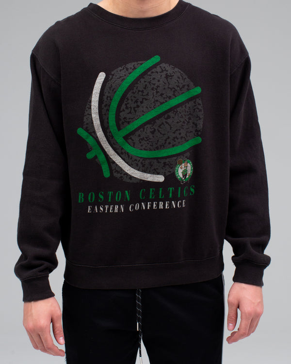 Junk Food Clothing Men's Celtics Pullover BLACK