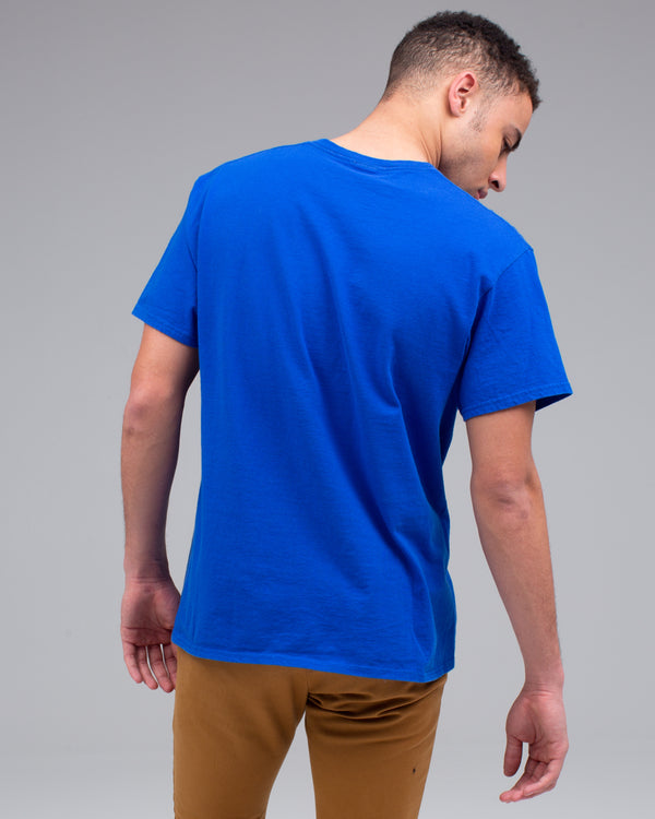 Junk Food Clothing Men's Knicks Classic Crew ROYAL