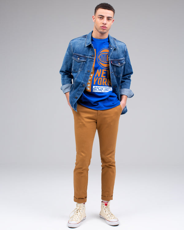 junk food clothing Men's Knicks Classic Crew ROYAL