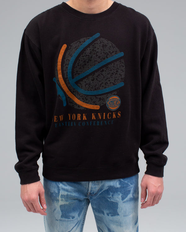 Junk Food Clothing Men's Knicks Pullover BLACK