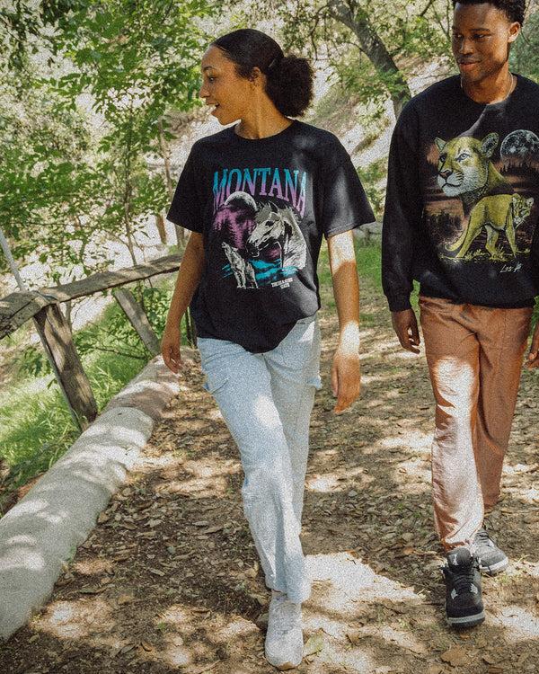 Junk Food Clothing Montana Flea Market Tee Black