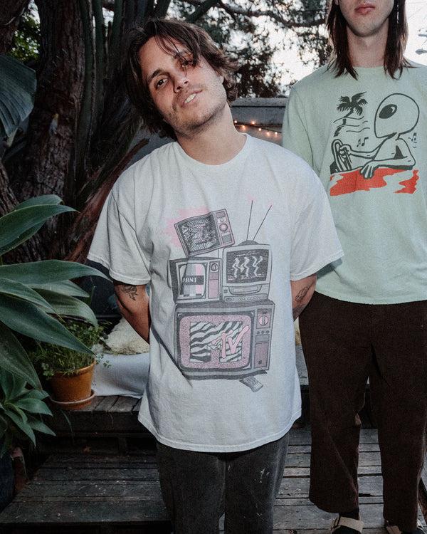 Junk Food Clothing MTV Retro Flea Market Tee White