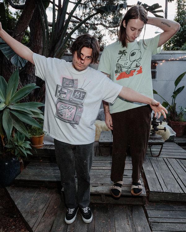 Junk Food Clothing MTV Retro Flea Market Tee White